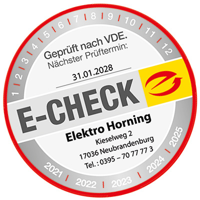 E-Chheck Elektro Horning